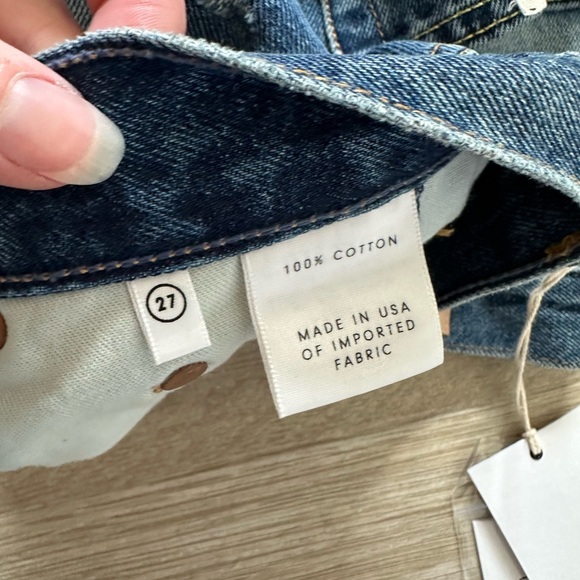 GRLFRND Karolina two toned jeans NWT 27 - Picture 7 of 7